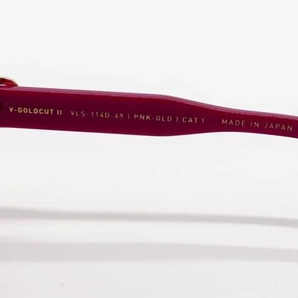 New! Valentino VLS 114D Chic Pink Sunglasses, Authentic main image 8